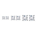 Princess Cut Cubic Zirconia Four Prong 925 Sterling Silver Stud Earrings Geometric White Gold Color Minimal Unisex Earrings