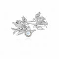White Shell  Bird Animal Motif 925 Sterling Silver Openwork Ring