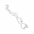 Minimalist Rectangular Paperclip Link  925 Sterling Silver Necklace