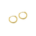Simple Mini Circle Casual 925 Sterling Silver Huggie Hoop Earrings
