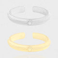 Minimalism Mini Shining Star 925 Sterling Silver Adjustable Ring