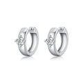 Elegant U-Shaped Moissanite Hoop Earrings S925 Silver Vintage Design for Women, 2025 Hot Sale Jewelry Gift for Party, Wedding, Casual Elegant Style 0.20ct Brilliant Cut