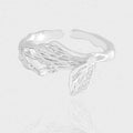 Elegant Flying Butterfly 925 Sterling Silver Adjustable Ring