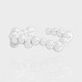 Party Irregular Bubbles 925 Sterling Silver Adjustable Ring