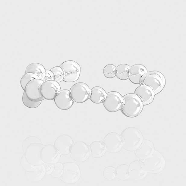 Party Irregular Bubbles 925 Sterling Silver Adjustable Ring