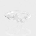 Classic Irregular Stars 925 Sterling Silver Adjustable Ring