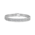 Simple, Elegant and Versatile: Moissanite 925 Sterling Silver Bracelet