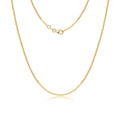 Elegant Women Fashionable Simple Style Geometric Design 925 Sterling Silver Chain Necklace