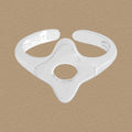 Office Hollow Starburst 925 Sterling Silver Adjustable Ring