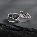 Girl Fashion Bow-knot 925 Sterling Silver Adjustable Ring