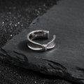 Girl Fashion Knot 925 Sterling Silver Non-Pierced Earring(Single)