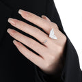 Girl Gift Mermaid Tail 925 Sterling Silver Adjustable Ring