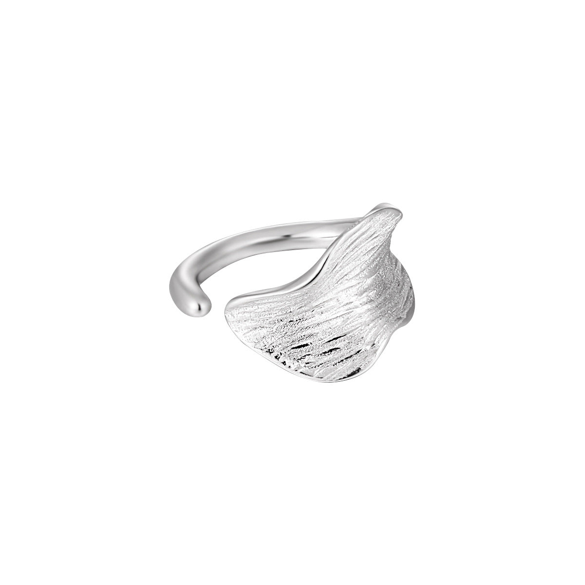 Leaf Pattern Geometric Design 925 Sterling Silver and Yellow Gold Plated Earrings
