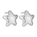 Women Starfish Pattern Sweet Cool Style S925 Sterling Silver Stud Earrings