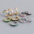 U-shaped Cubic Zirconia Cartilage 925 Sterling Silver Ear Cuff