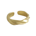 2019 Hot Twisted 925 Sterling Silver Adjustable Ring
