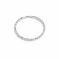 Diamond Cut Faceted Geometric Slim Knuckle Ring Silver S925 Sterling Silver Fine Stacking Ring