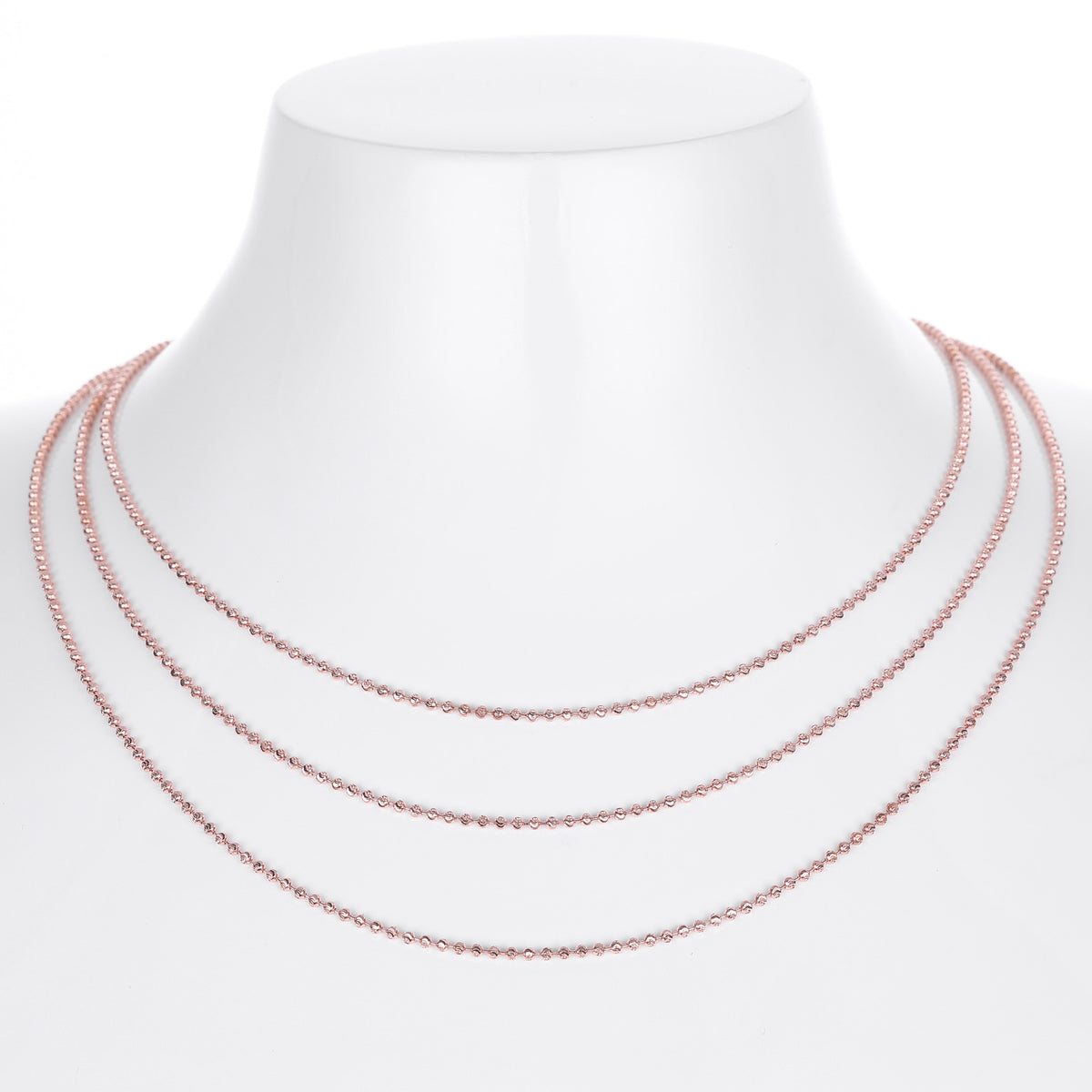 Women Elegant Fashion Jewelry  Geometric 925 Sterling Silver Adjustable Chain Necklace