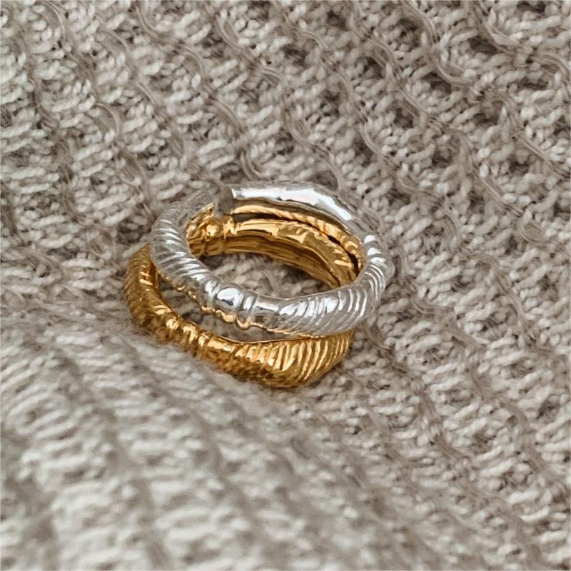 Elegant Twisted Rope Design 925 Sterling Silver Adjustable Knot Ring