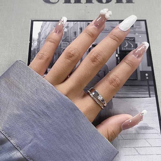 Office Double Layers CZ 925 Sterling Silver Adjustable Ring