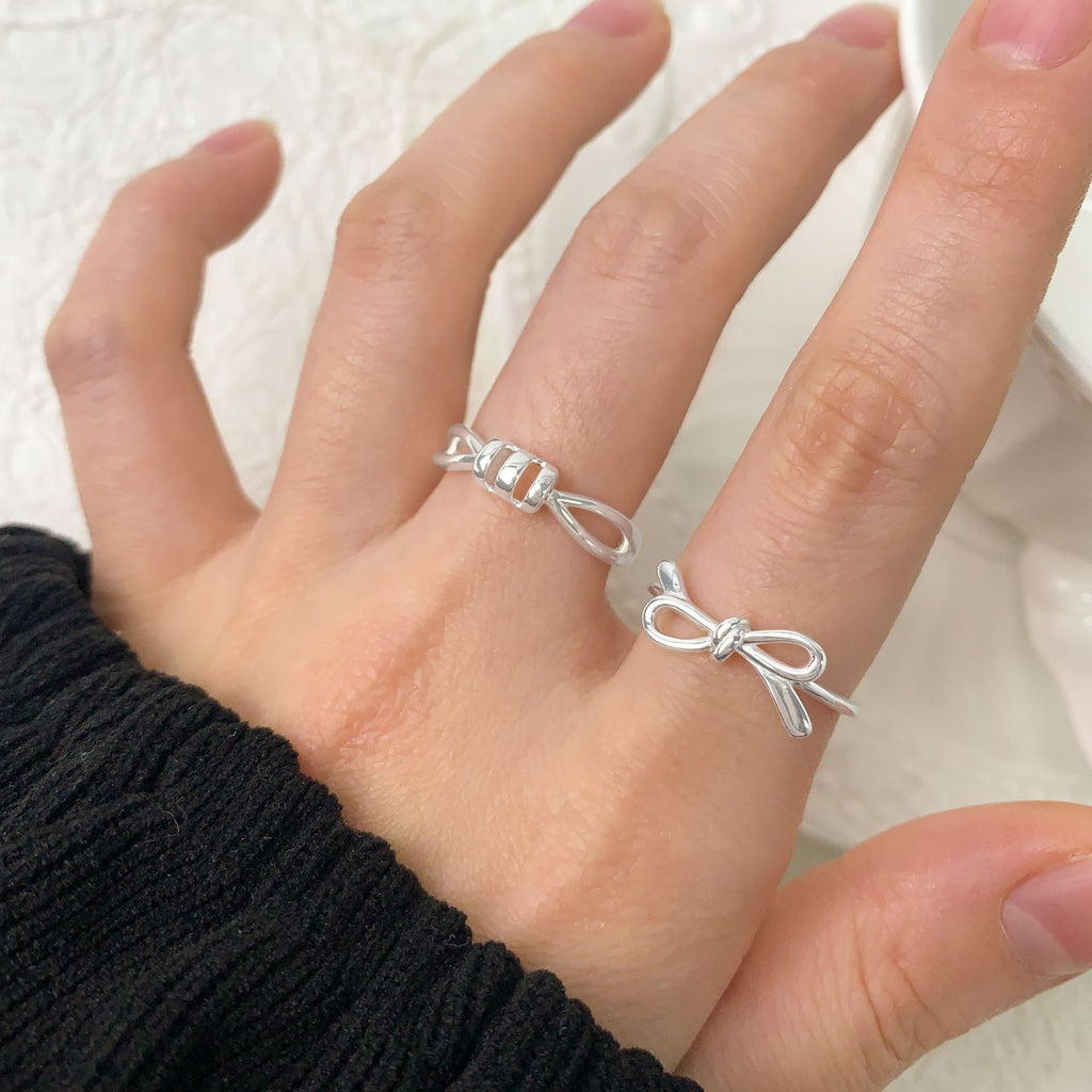 Modern Simple Spiral 925 Sterling Silver Adjustable Ring