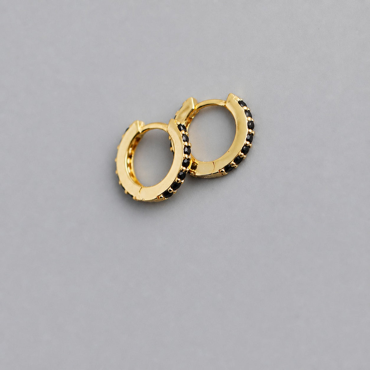Round Colored Cubic Zirconia 925 Sterling Silver Earrings