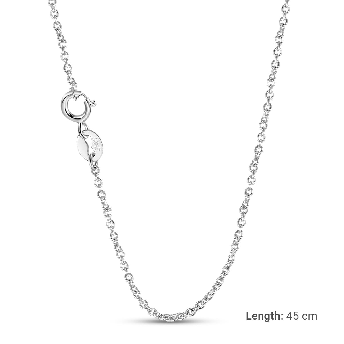 Creative Fish Tail Pearl S925 Sterling Silver CZ Charm Necklace Luxury Pendant