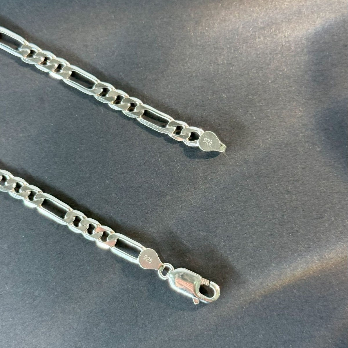 Geometric Figaro Chain Design 925 Sterling Silver Necklace for Men and Women 2025 New Fashion Elegant Jewelry Figaro Chain Necklace Available in Multiple Lengths