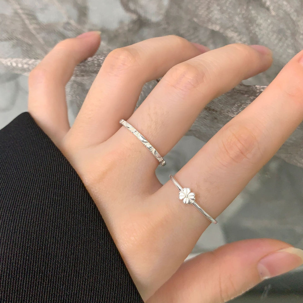 Casual Simple Sunrise 925 Sterling Silver Adjustable Ring