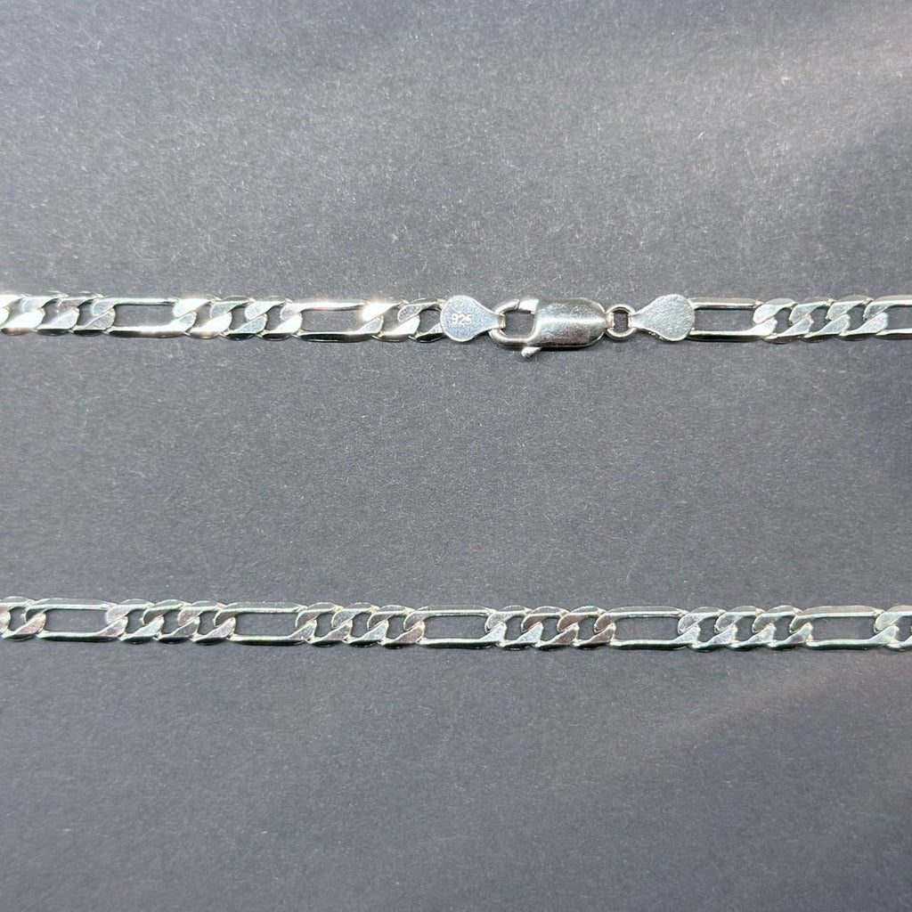 Geometric Figaro Chain Design 925 Sterling Silver Necklace for Men and Women 2025 New Fashion Elegant Jewelry Figaro Chain Necklace Available in Multiple Lengths