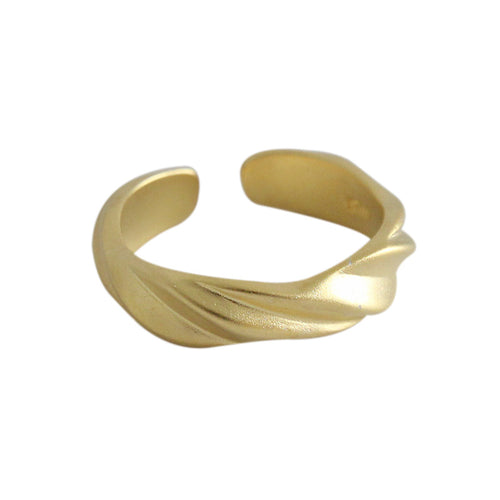 2019 Hot Twisted 925 Sterling Silver Adjustable Ring