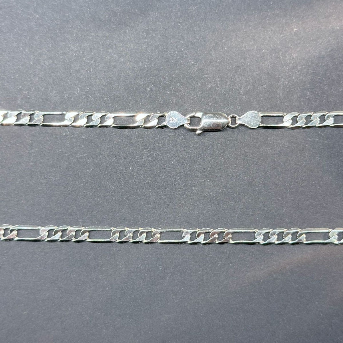 Geometric Figaro Chain Design 925 Sterling Silver Necklace for Men and Women 2025 New Fashion Elegant Jewelry Figaro Chain Necklace Available in Multiple Lengths